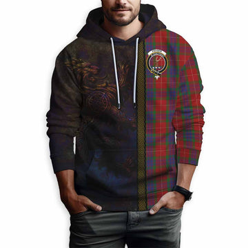 Fraser Tartan Family Crest Hoodie Alba Gu Brath Be Brave Lion Ancient Style