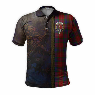 Fraser Tartan Family Crest Polo Shirt Alba Gu Brath Be Brave Lion Ancient Style