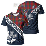 Fraser Tartan T-Shirt Featuring Thistle and Scotland Map Kid's Shirt - Tartanvibesclothing Store