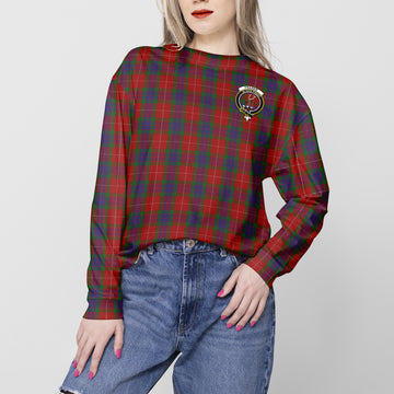 Fraser Tartan Sweatshirt with Family Crest