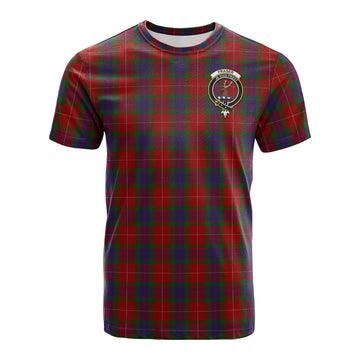 Fraser Tartan T-Shirt with Family Crest