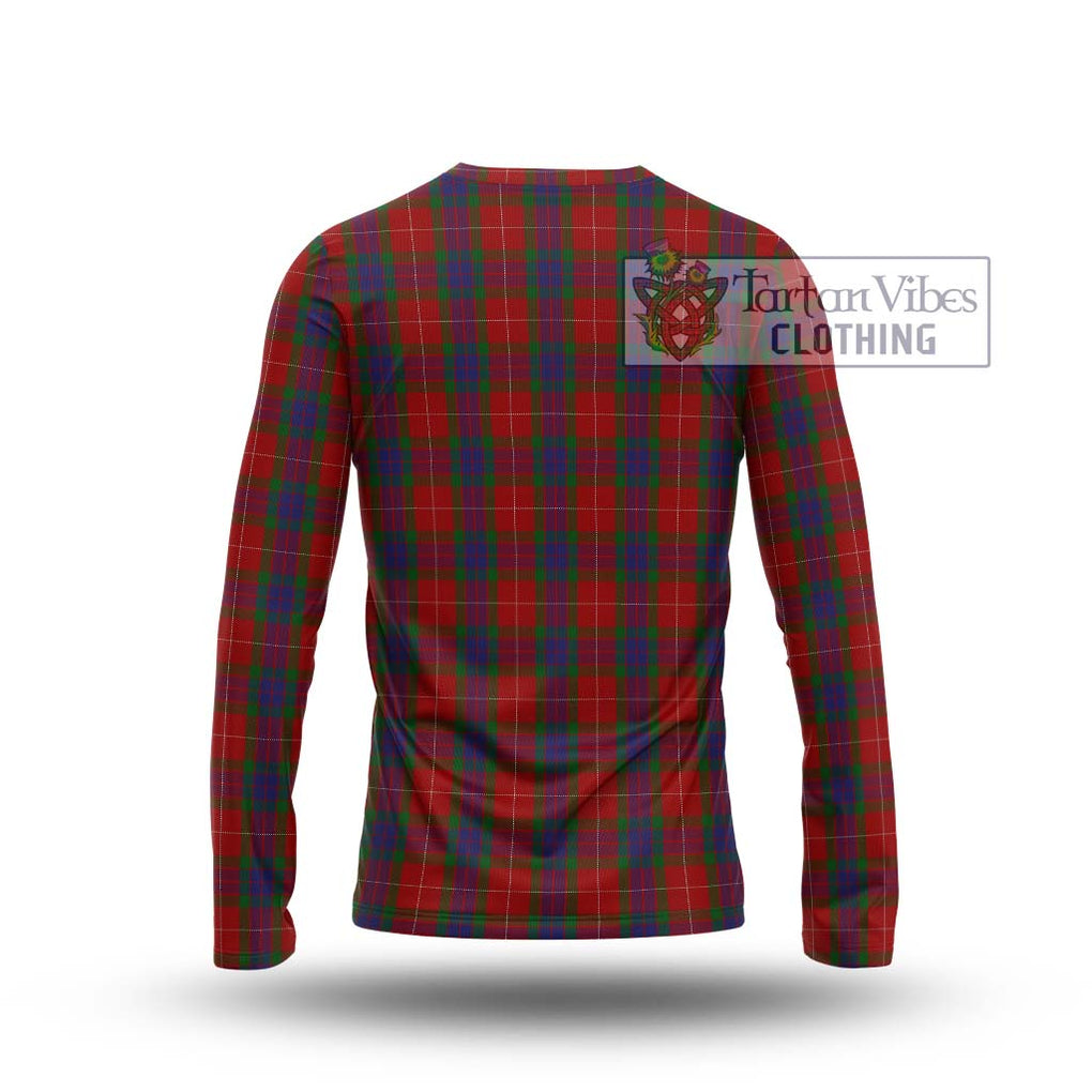 Fraser Tartan Long Sleeve T-Shirt with Family Crest DNA In Me Style - Tartanvibesclothing Shop