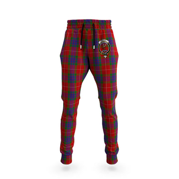 Fraser Tartan Joggers Pants with Family Crest