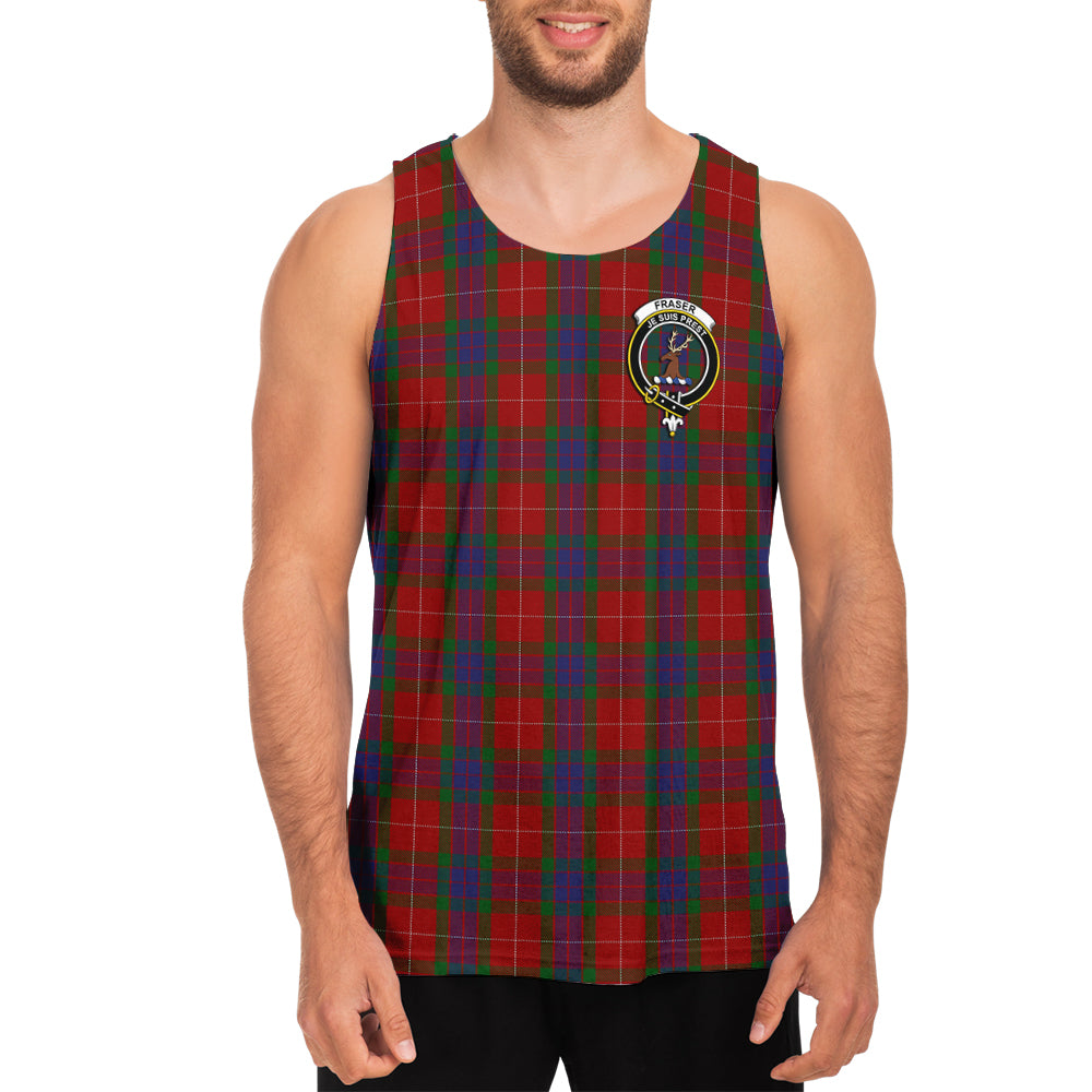 fraser-tartan-mens-tank-top-with-family-crest