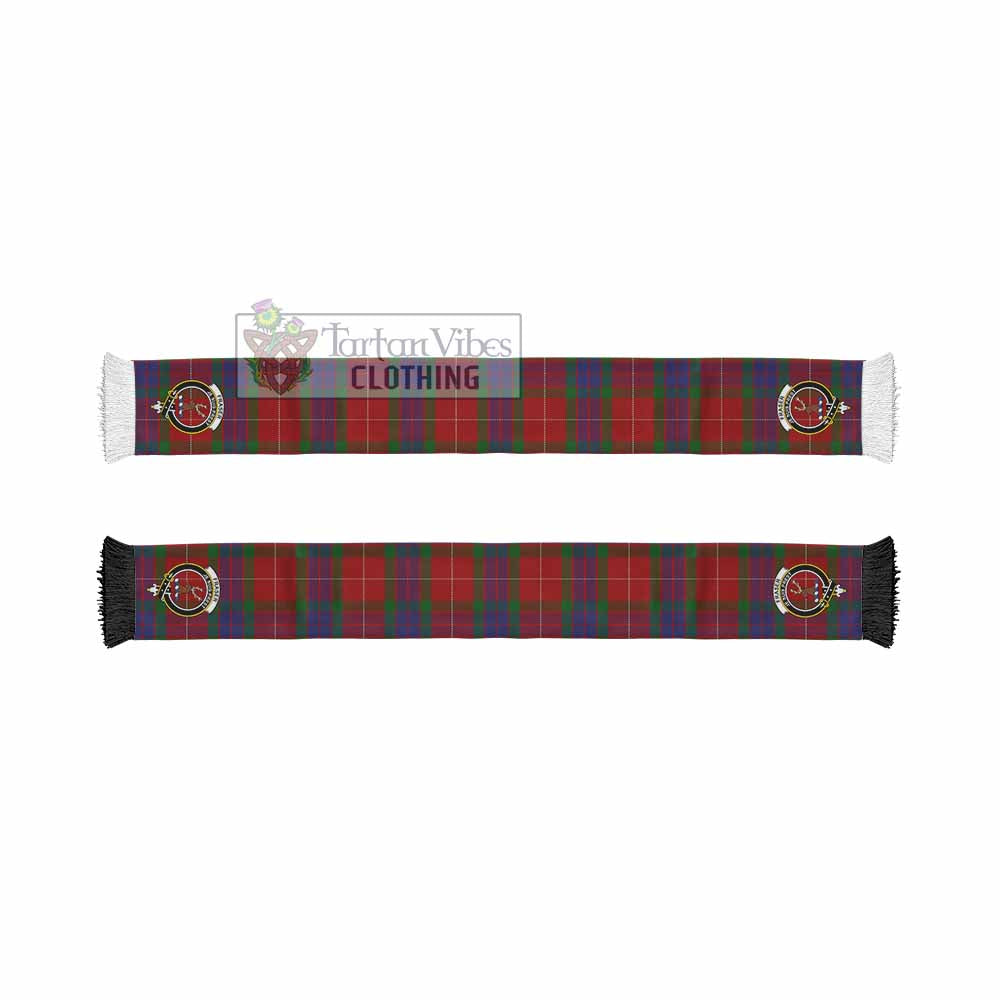 Tartan Vibes Clothing Fraser Tartan Ruffneck Scarf with Family Crest