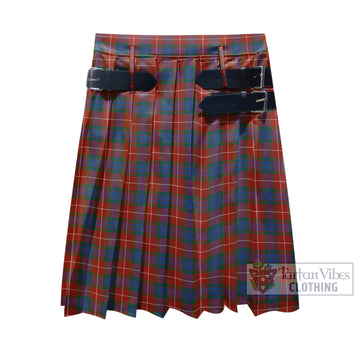 Fraser Ancient Tartan Men's Pleated Skirt - Fashion Casual Retro Scottish Kilt Style