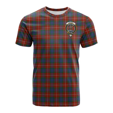 Fraser Ancient Tartan T-Shirt with Family Crest