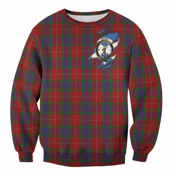 Fraser Clan Crest In Me Tartan Sweatshirt Scotland Flag Style
