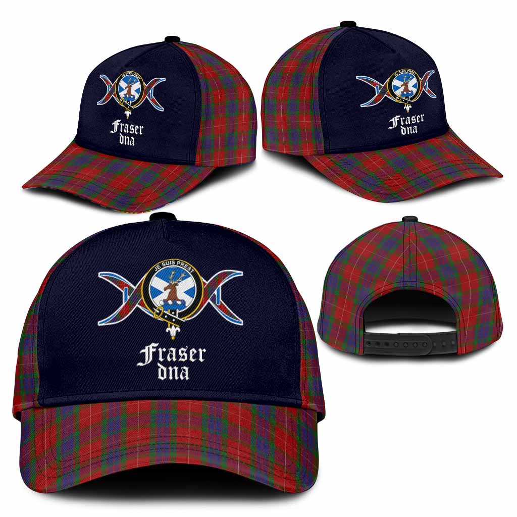 Fraser Clan DNA Tartan Classic Cap - Tartan Vibes Clothing