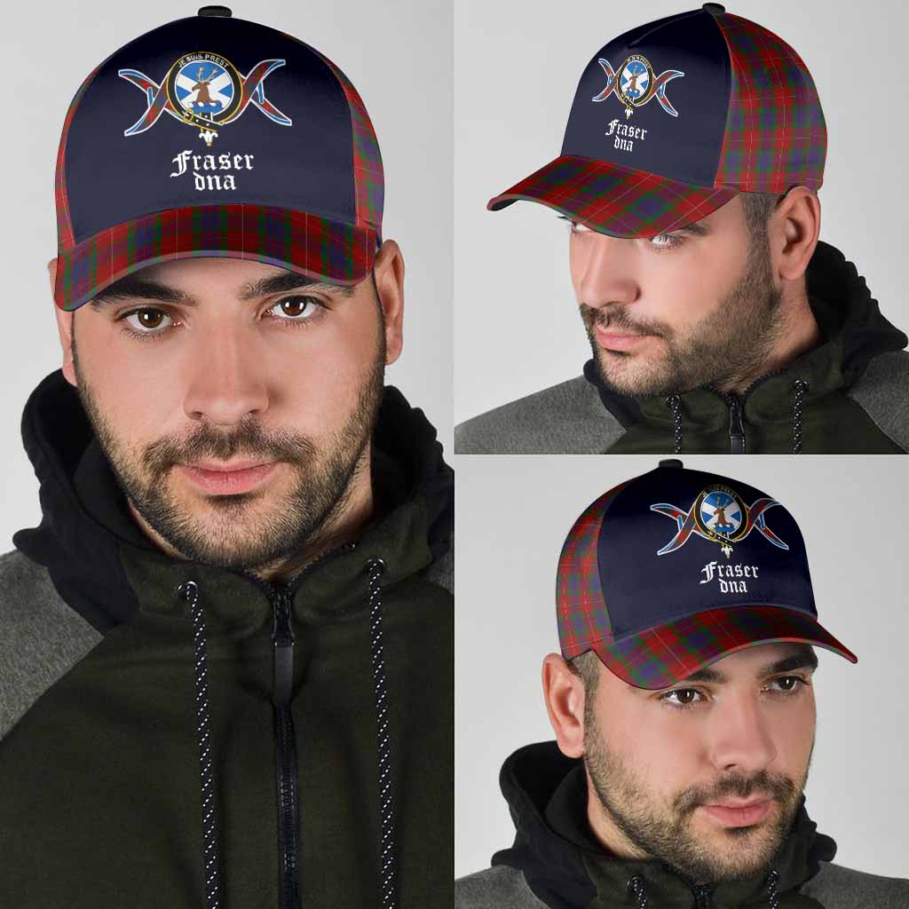 Fraser Clan DNA Tartan Classic Cap - Tartan Vibes Clothing
