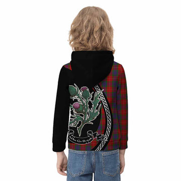 Fraser Family Crest Tartan Kid Hoodie Alba Thistle Inspired - Tartan Vibes Clothing