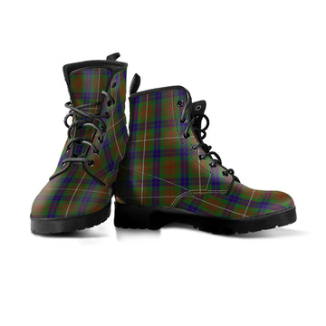 Fraser Hunting Tartan Leather Boots