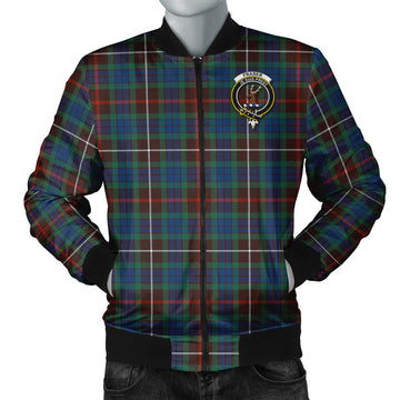 Fraser Hunting Ancient Tartan Bomber Jacket with Family Crest