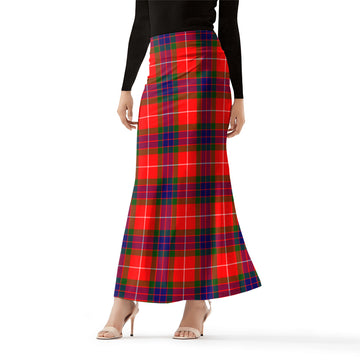 Fraser Modern Tartan Womens Full Length Skirt
