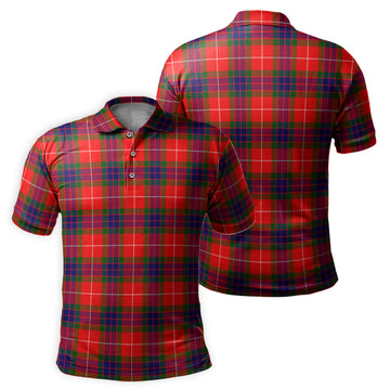 Fraser Modern Tartan Mens Polo Shirt