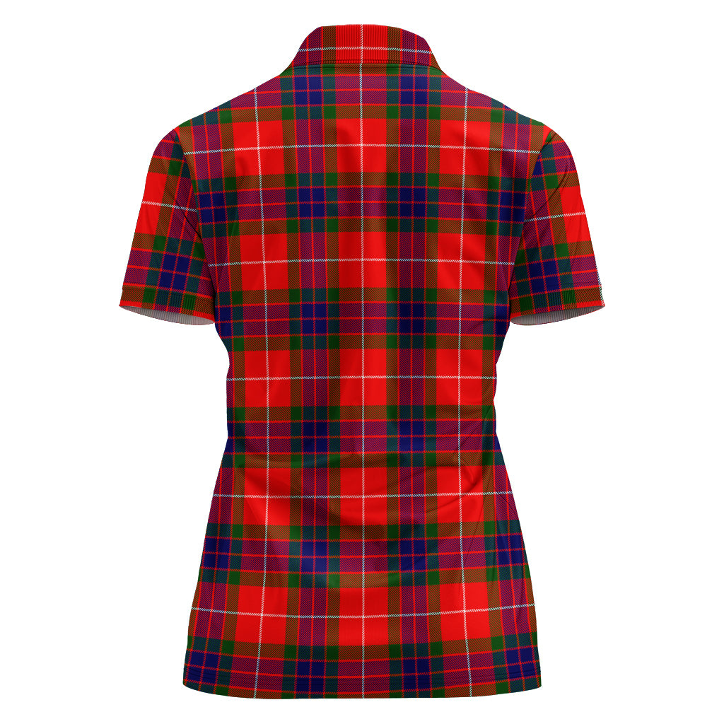 fraser-modern-tartan-polo-shirt-with-family-crest-for-women