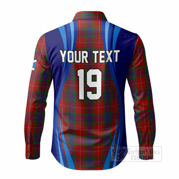 Fraser Scotland Football Tartan Long Sleeve Button Shirts Lion Mascot Go Scottish - Tartan Vibes Clothing