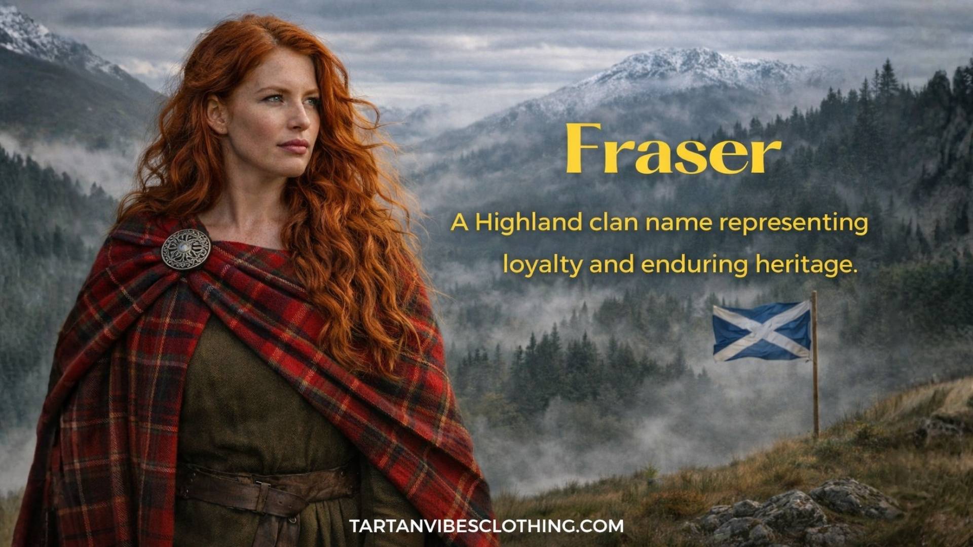 Fraser Scottish surname meaning loyalty and Highland clan heritage