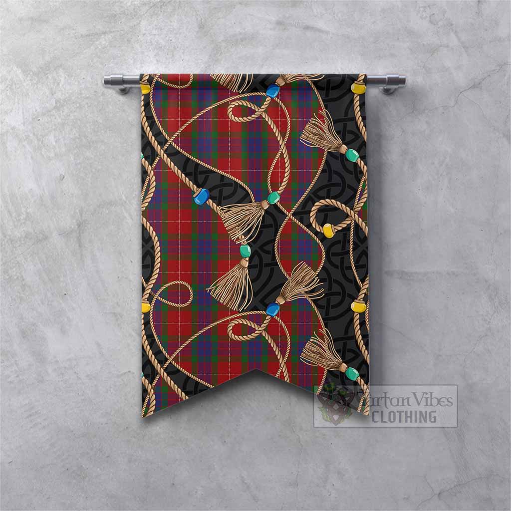 Fraser Scottish Tartan Twisted Ropes Stylized Gonfalon Fishtail - Tartan Vibes Clothing