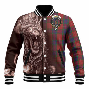 Fraser Tartan Baseball Jacket Roaring Lion Heritage