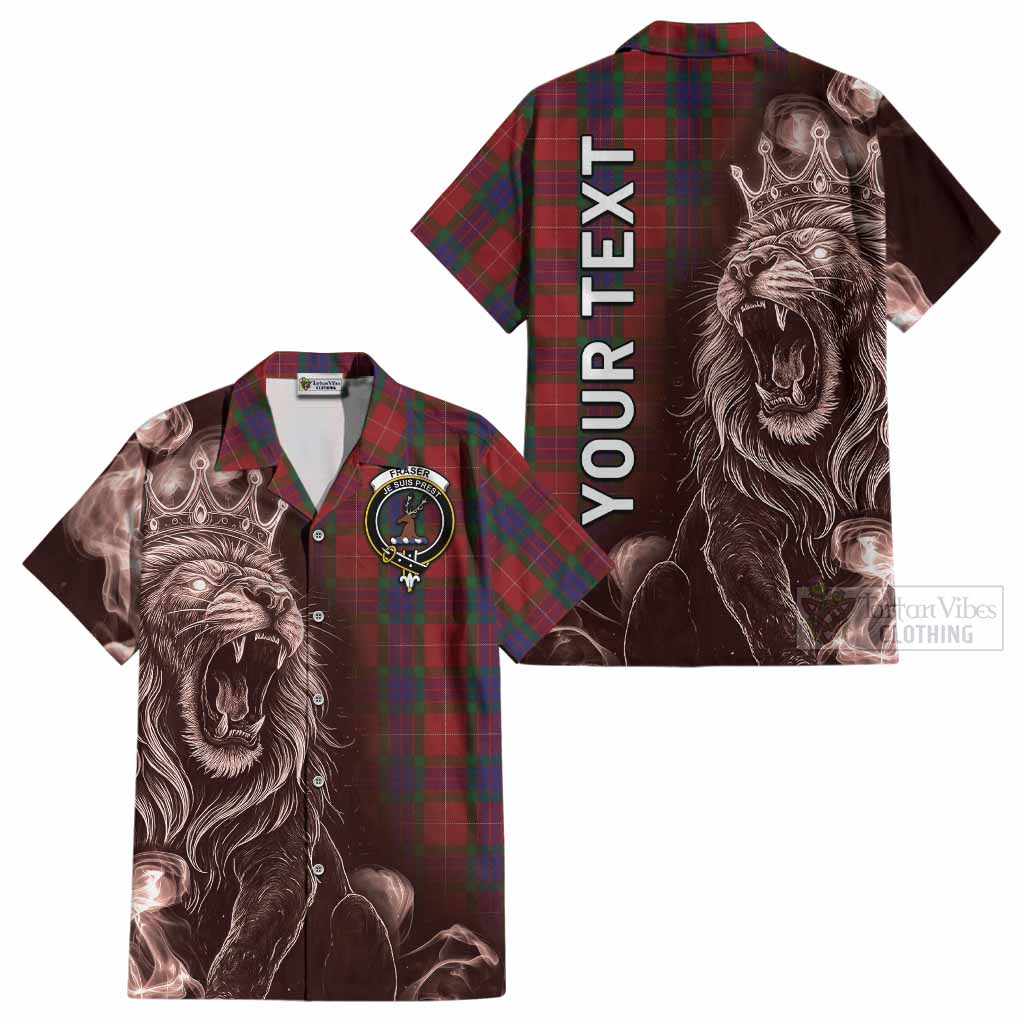 Fraser Tartan Cotton Hawaiian Shirt Roaring Lion Heritage