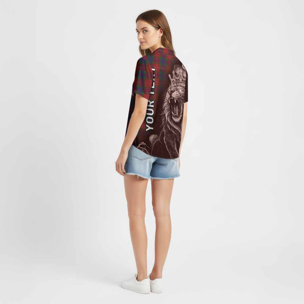 Fraser Tartan Cotton Hawaiian Shirt Roaring Lion Heritage