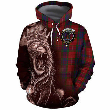 Fraser Tartan Cotton Hoodie Roaring Lion Heritage