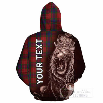 Fraser Tartan Cotton Hoodie Roaring Lion Heritage