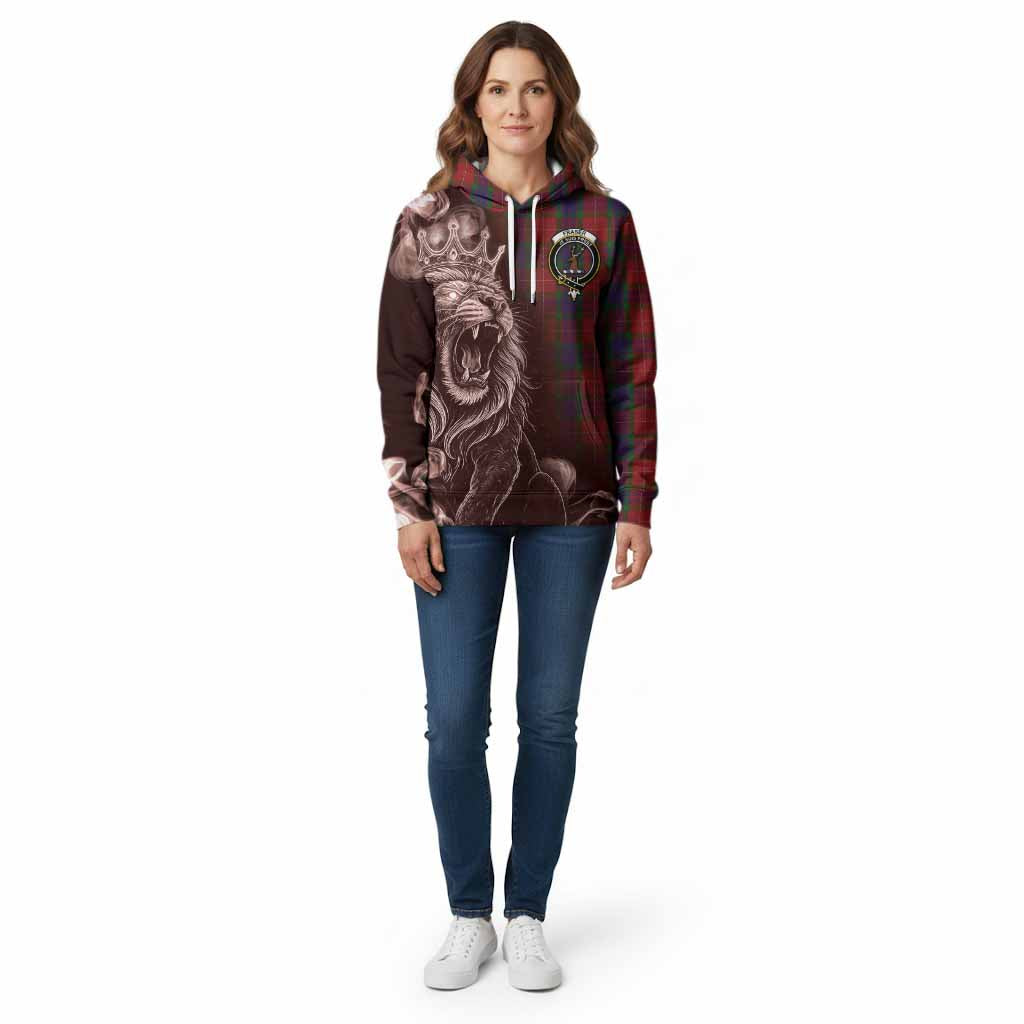Fraser Tartan Cotton Hoodie Roaring Lion Heritage
