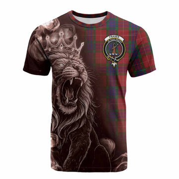 Fraser Tartan Cotton T-shirt Roaring Lion Heritage