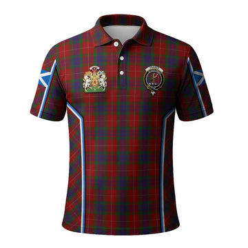 Fraser Tartan Crest Polo Shirt Scotland Coat of Arm Flag Style - Tartan Vibes Clothing