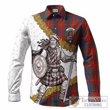 Fraser Tartan Family Crest Long Sleeve Button Shirts Scottish Highland Warrior Celtic Alba Gu Brath