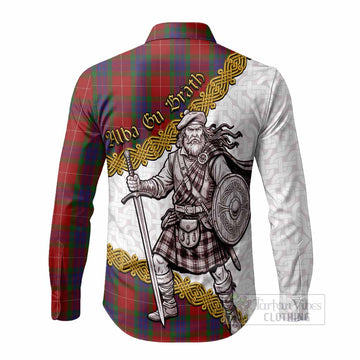 Fraser Tartan Family Crest Long Sleeve Button Shirts Scottish Highland Warrior Celtic Alba Gu Brath
