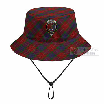 Fraser Tartan Fishing Hat with Family Crest