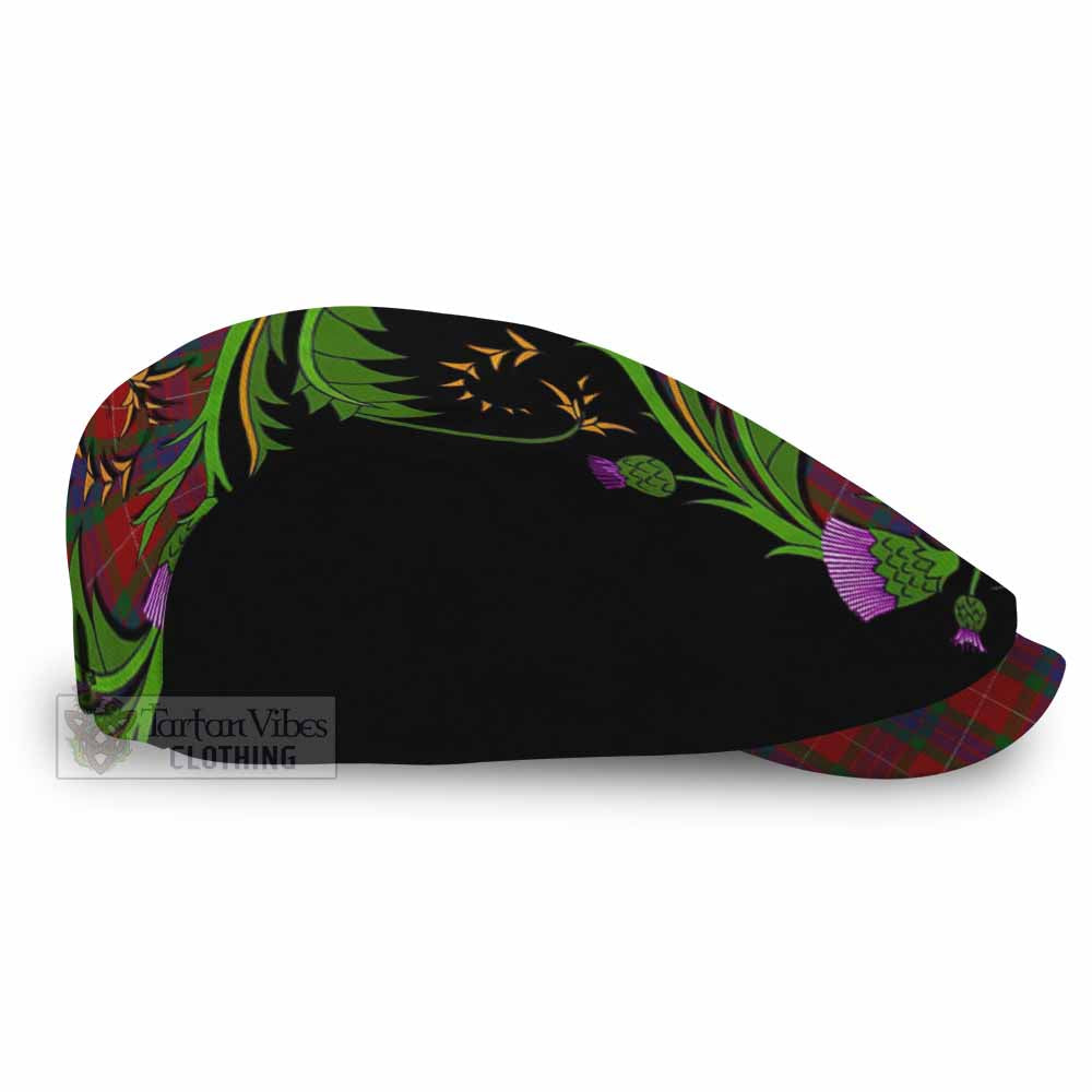 Fraser Tartan Flat Cap, Jeff Cap Scottish Thistle Pride Heritage Art - Tartan Vibes Clothing