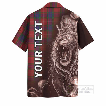 Fraser Tartan Hawaiian Shirt Roaring Lion Heritage