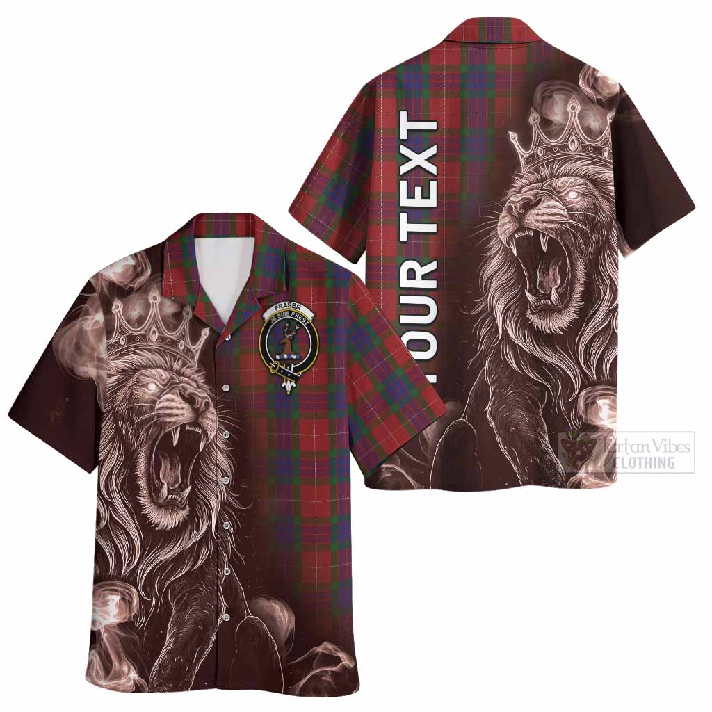 Fraser Tartan Hawaiian Shirt Roaring Lion Heritage