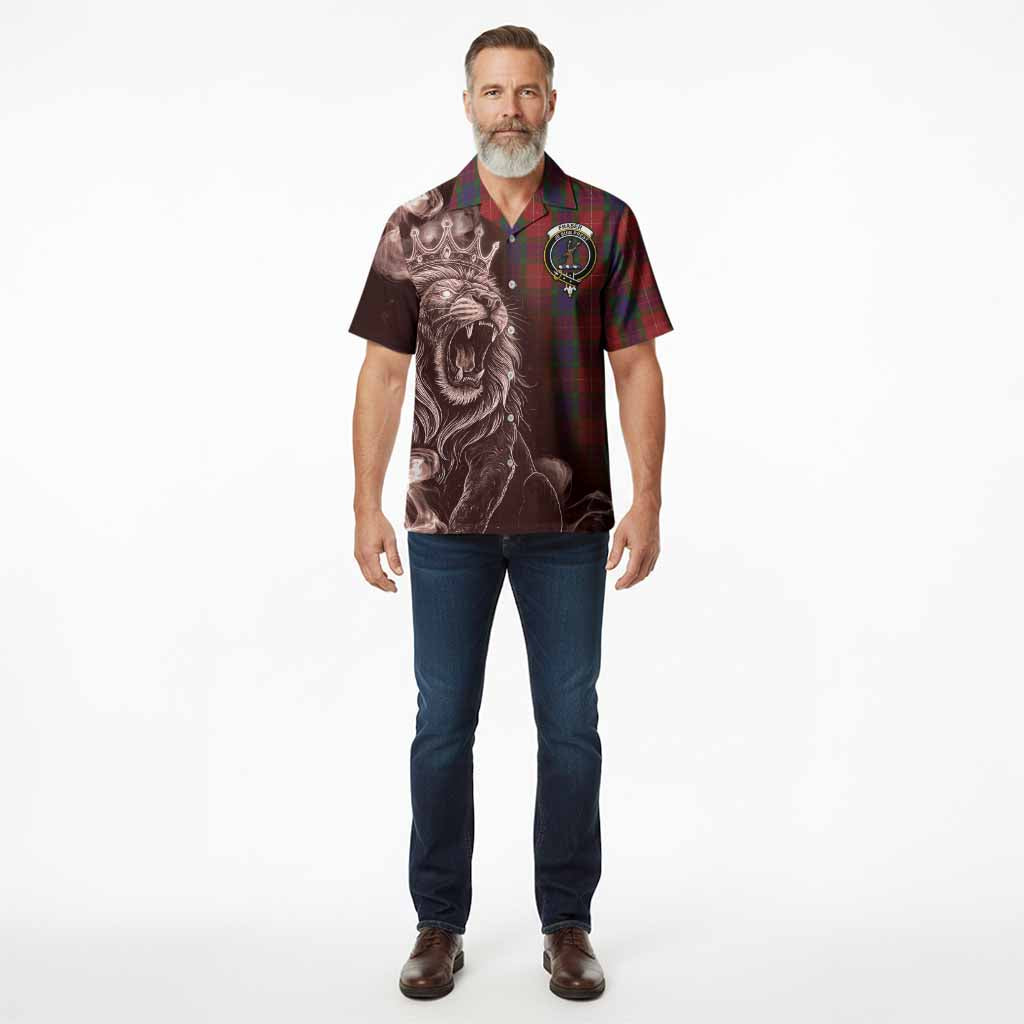 Fraser Tartan Hawaiian Shirt Roaring Lion Heritage