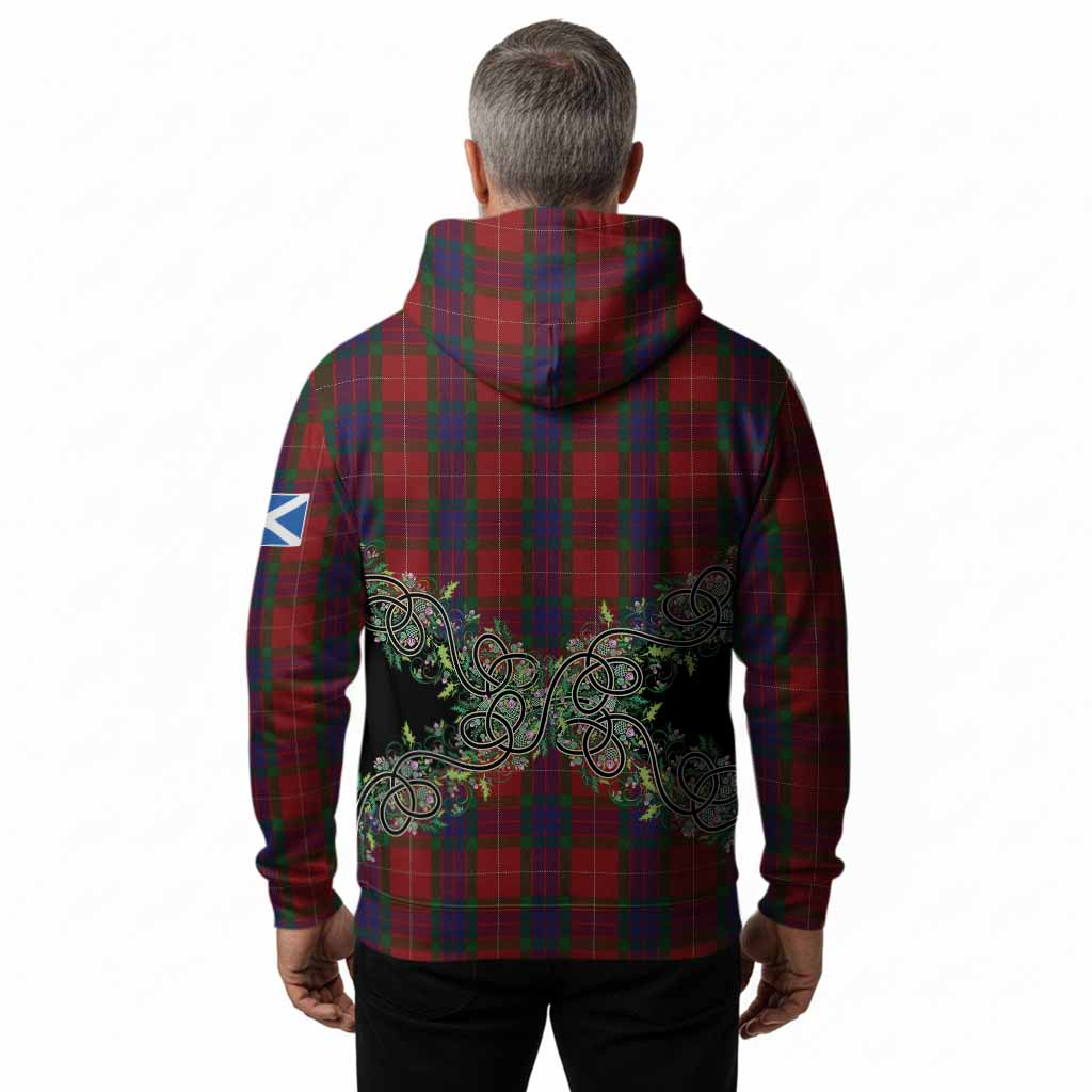 Fraser Tartan Hoodie Thistle Scottish Spirit