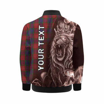 Fraser Tartan Kid Bomber Jacket Roaring Lion Heritage