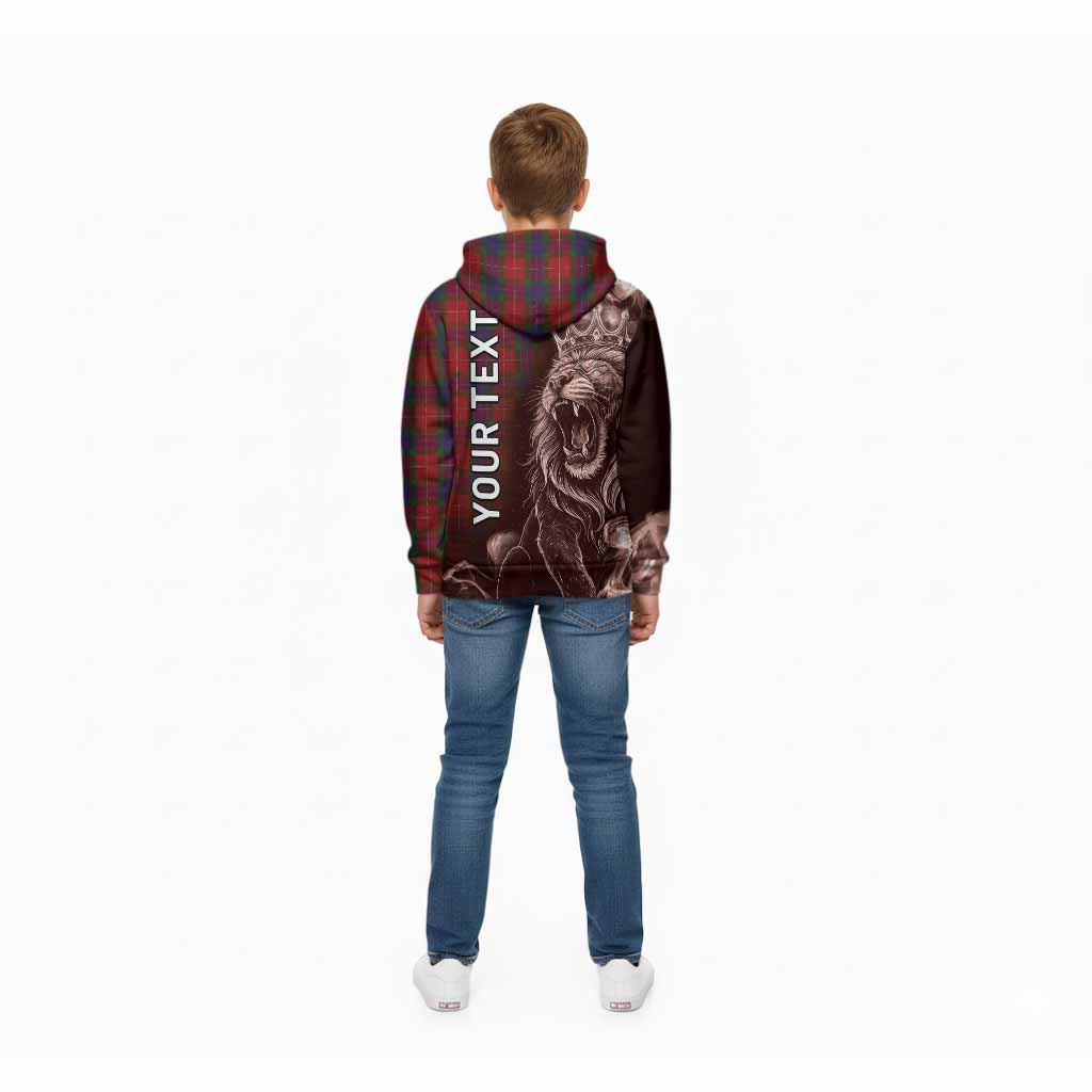Fraser Tartan Kid Hoodie Roaring Lion Heritage