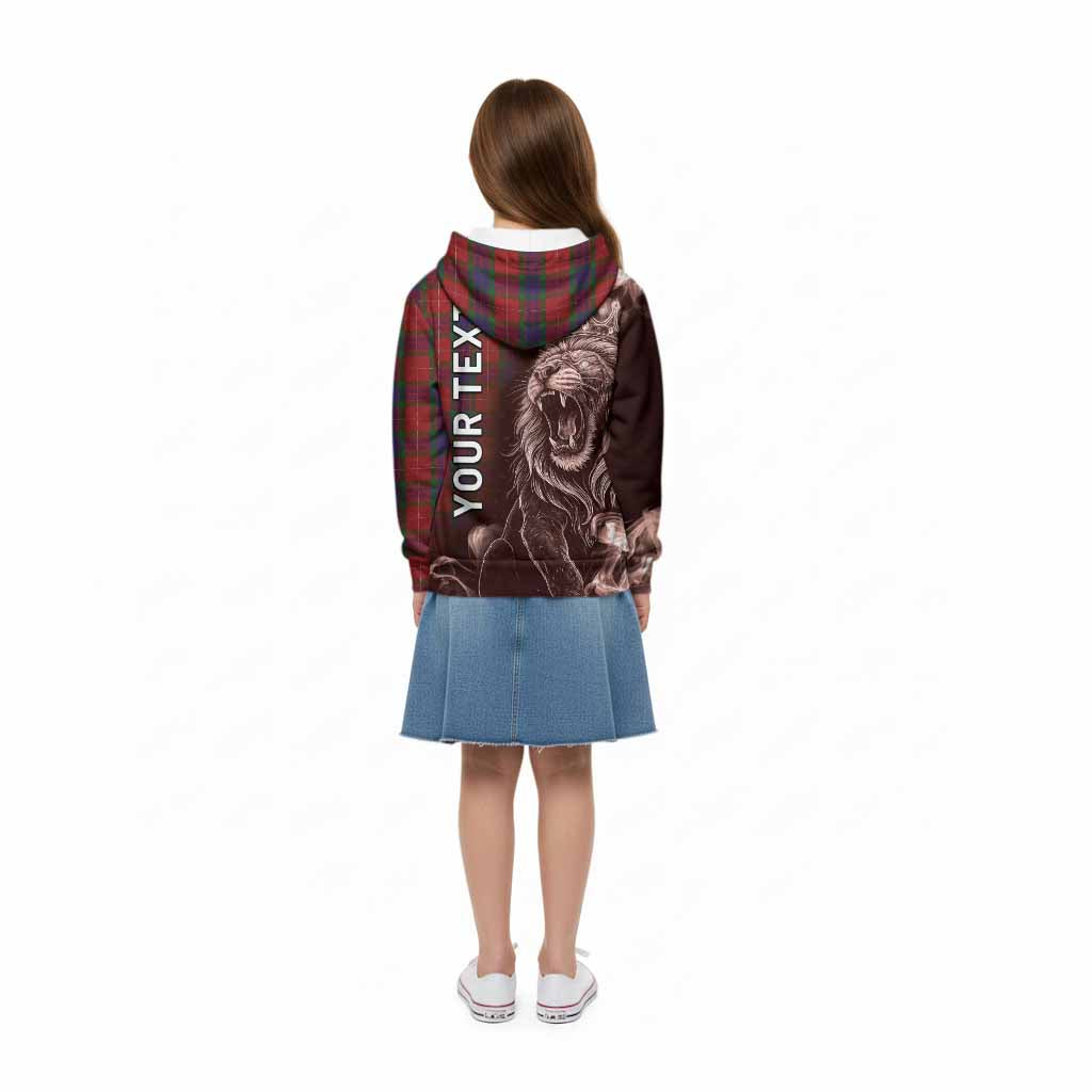 Fraser Tartan Kid Hoodie Roaring Lion Heritage