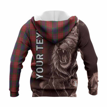 Fraser Tartan Knitted Hoodie Roaring Lion Heritage