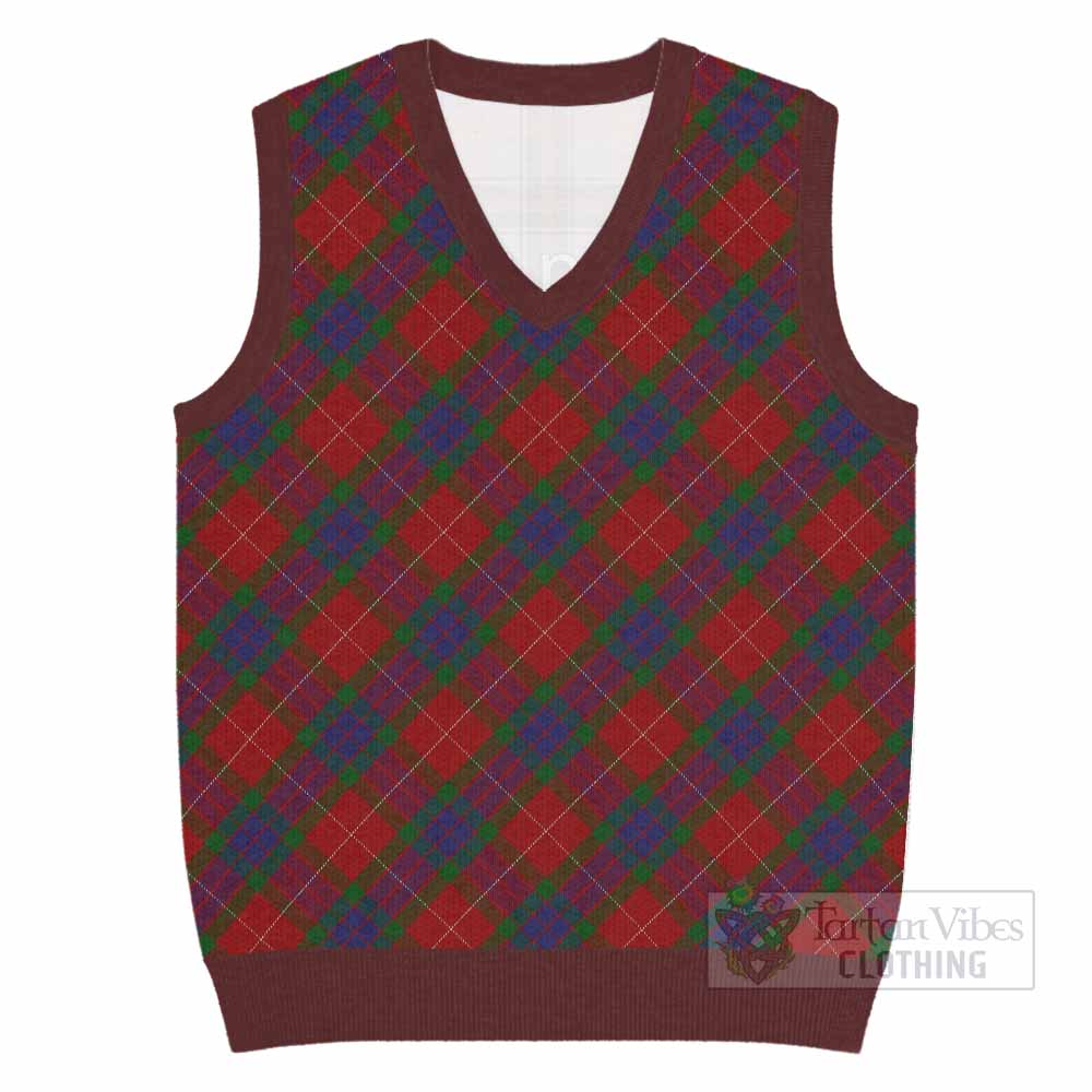 Fraser Tartan  Knitted V-Neck Vest Cross Style