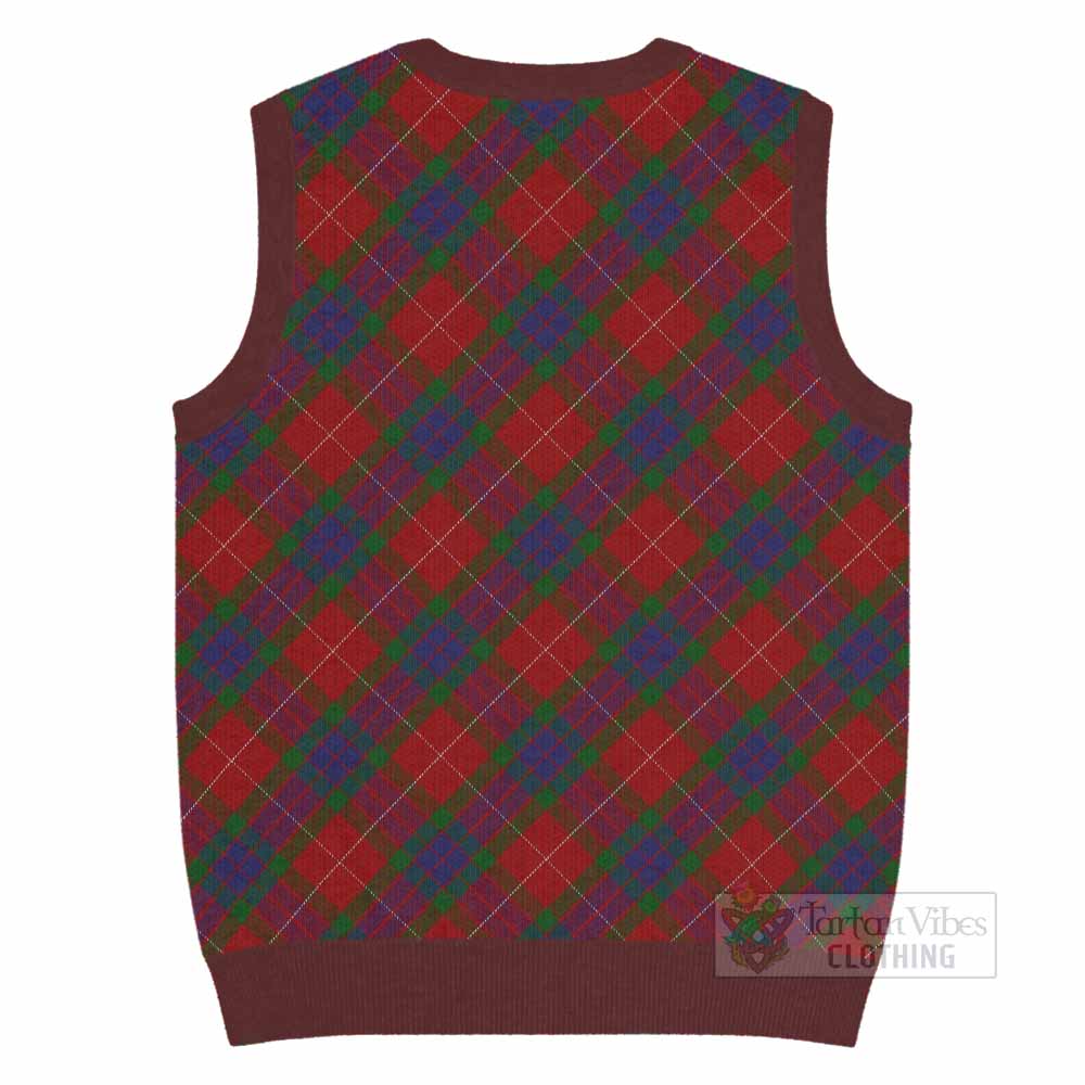 Fraser Tartan  Knitted V-Neck Vest Cross Style