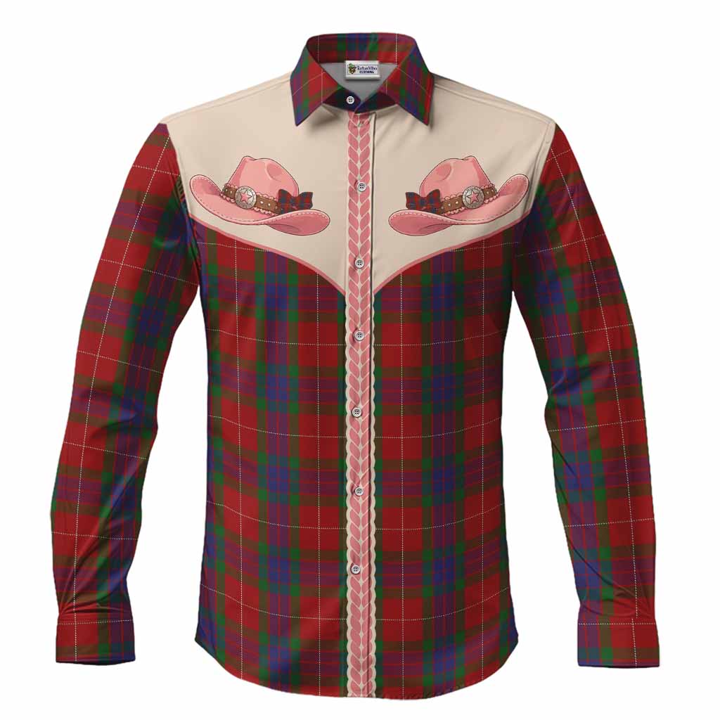 Fraser Tartan Long Sleeve Button Shirts Wee Coo Cowgirl Cute Style