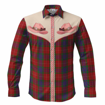 Fraser Tartan Long Sleeve Button Shirts Wee Coo Cowgirl Cute Style