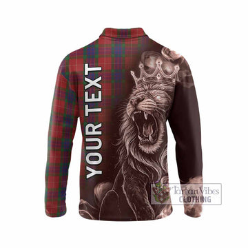 Fraser Tartan Long Sleeve Polo Shirt Roaring Lion Heritage