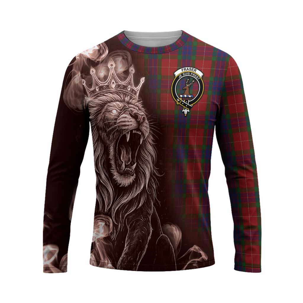 Fraser Tartan Long Sleeve T-Shirt Roaring Lion Heritage