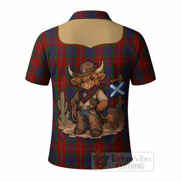 Fraser Tartan Polo Shirt Wee Coo Cowboy Cute Style
